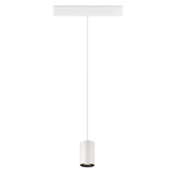 SLV NUMINOS XS, 48V Pendelleuchte, Pendellänge 150cm, 4000K, 55°, DALI 2, matt weiß / matt schwarz 1006810