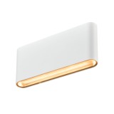 SLV 1007145 OVAL 18 WL, Wandaufbauleuchte 2700/3000K, 10W, weiß IP65