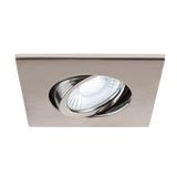 SLV 1007186 Universal Downlight Abdeckung, für Downlight schwenkbar, eckig, alu