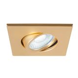 SLV 1007194 Universal Downlight Abdeckung, für Downlight schwenkbar, eckig, gold matt