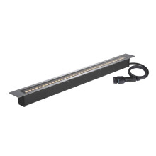SLV 1007196 DASAR 1200, LED Bodeneinbauleuchte, 34W, 3000K, IP65/IP67, quadratisch, edelstahl