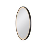 SLV 1007201 TRUKKO 60, Spiegel Ø60cm, chrom, schwarzer rand IP44