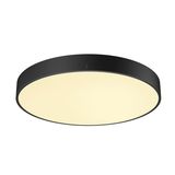 SLV 1007304 MEDO PRO 60, LED Wand-Deckenaufbauleuchte rund 3000/4000K, 37W, Phasenabschnitt, 80°, UGR<19, schwarz
