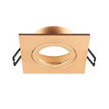 SLV 1007331 NEW TRIA 68, Deckeneinbauring, L: 8.2 B: 8.2 H: 2.6 cm, rosegold
