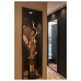 SLV 1007390 NEW TRIA 68, LED Deckeneinbauleuchte, 3000K, 38° rund schwarz