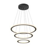 SLV 1007701 ONE FLAT, LED Pendelleuchte, triple, 300cm, 2700/3000K, DALI 2, Touch, schwarz