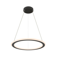 SLV ONE FLAT PD, single, Pendelleuchte, Pendellänge 180cm, 2700/3000K, PHASE, schwarz 1007855
