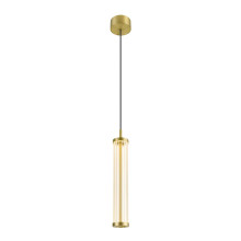 SLV QUIMERA, Pendelleuchte, Pendellänge 150cm, 2700/3000K, PHASE, gebürstet messing 1008033