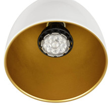 SLV PARA CONE 14, 1 Phasen System Leuchte, GU10, weiß/gold 1008053