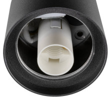 SLV VARYT, Deckenaufbauleuchte, rund, 1x max. 6W, E14, schwarz 1008099