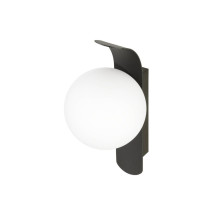 SLV SUN, Wandaufbauleuchte, rund, 1x max. 40W, LED-Leuchtmittel, G9, PHASE, schwarz 1008124