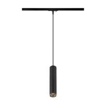SLV GRIP! L, 1 Pendelleuchte, GU10, Pendellänge 200cm, 1x max. 6W, schwarz / gold 1008471