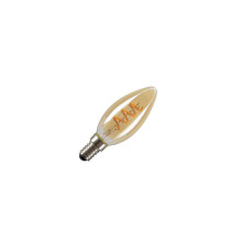 SLV LED C35, LED-Leuchtmittel, gold, E14, 2W, 2200K 1008648