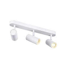 SLV NOBLO, Wand- und Deckenaufbauleuchte, triple, rund, 2000-3000K, 22W, Dim-to-Warm, PHASE, 36°, weiß 1008705