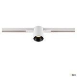 SLV 1008953 FIX-IT!, 48V, DALI, rund, Standard track, Spot, 2000-3000K, 7.4 W, 36°, weiß / schwarz