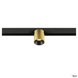 SLV 1008959 FIX-IT!, 48V, DALI, rund, Surface mounted track, Spot, 2700K, 6.6 W, 36°, gold / schwarz