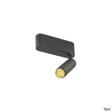 SLV 1009039 GRIP! S, Deckenaufbauleuchte, single, PHASE, 3000 K, 11 W, 29°, schwarz / gold