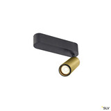 SLV 1009075 GRIP! M, Deckenaufbauleuchte, single, PHASE, 3000 K, 14 W, 42°, gold / schwarz