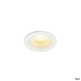 SLV 1009299 NUMINOS® XS, Deckeneinbauleuchte, 3000 K, 20°, IP20, rund, weiß