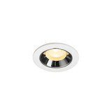 SLV 1009303 NUMINOS XS, Deckeneinbauleuchte weiß/chrom 3000K 40°