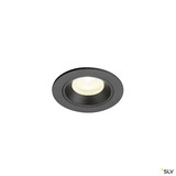 SLV 1009310 NUMINOS® XS, Deckeneinbauleuchte, 4000 K, 40°, IP20, rund, schwarz