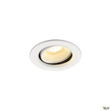 SLV 1009359 NUMINOS® MOVE XS, Deckeneinbauleuchte, 3000 K, 55°, IP20, rund, weiß