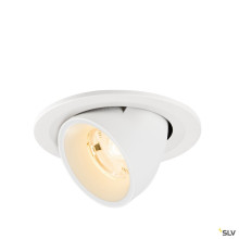 SLV 1009389 NUMINOS® GIMBLE S, Deckeneinbauleuchte, 2700 K, 20°, IP20, rund, weiß