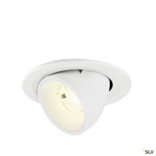 SLV 1009425 NUMINOS® GIMBLE S, Deckeneinbauleuchte, 4000 K, 20°, IP20, rund, weiß