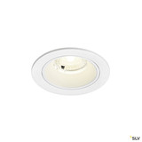 SLV 1009482 NUMINOS® S, Deckeneinbauleuchte, 4000 K, 40°, IP20, rund, weiß