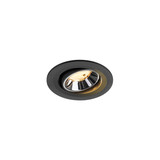 SLV 1009513 NUMINOS MOVE S, Deckeneinbauleuchte schwarz/chrom 3000K 55°