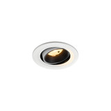 SLV 1009514 NUMINOS MOVE S, Deckeneinbauleuchte weiß/schwarz 3000K 20°