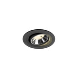 SLV 1009525 NUMINOS MOVE S, Deckeneinbauleuchte schwarz/chrom 4000K 20°