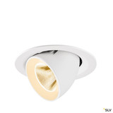SLV 1009551 NUMINOS® GIMBLE M, Deckeneinbauleuchte,, 2700 K, 20°, weiß