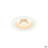 SLV 1009605 NUMINOS® M, Deckeneinbauleuchte, 2700 K, 20°, IP20, rund, weiß