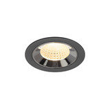 SLV 1009621 NUMINOS M, Deckeneinbauleuchte schwarz/chrom 3000K 55°
