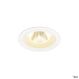 SLV 1009623 NUMINOS® M, Deckeneinbauleuchte, 3000 K, 20°, IP20, rund, weiß