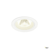 SLV 1009641 NUMINOS® M, Deckeneinbauleuchte, 4000 K, 20°, IP20, rund, weiß