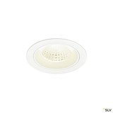 SLV 1009647 NUMINOS® M, Deckeneinbauleuchte, 4000 K, 55°, IP20, rund, weiß