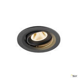 SLV 1009649 NUMINOS® MOVE M, Deckeneinbauleuchte, 2700 K, 20°, IP20, rund, schwarz