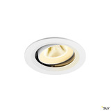 SLV 1009677 NUMINOS® MOVE M, Deckeneinbauleuchte, 3000 K, 20°, IP20, rund, weiß