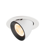 SLV 1009712 NUMINOS GIMBLE L, Deckeneinbauleuchte weiß/schwarz 2700K 20°