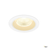 SLV 1009790 NUMINOS® L, Deckeneinbauleuchte, 3000 K, 55°, IP20, rund, weiß
