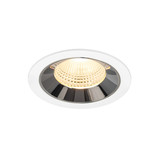 SLV 1009791 NUMINOS L, Deckeneinbauleuchte weiß/chrom 3000K 55°