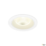 SLV 1009805 NUMINOS® L, Deckeneinbauleuchte, 4000 K, 40°, IP20, rund, weiß