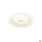 SLV 1009808 NUMINOS® L, Deckeneinbauleuchte, 4000 K, 55°, IP20, rund, weiß