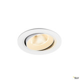 SLV 1009820 NUMINOS® MOVE L, Deckeneinbauleuchte, 2700 K, 20°, IP20, rund, weiß