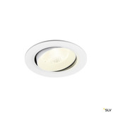 SLV 1009859 NUMINOS® MOVE L, Deckeneinbauleuchte, 4000 K, 40°, IP20, rund, weiß