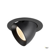 SLV 1009867 NUMINOS® GIMBLE XL, Deckeneinbauleuchte,, 2700 K, 40°, schwarz