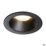 SLV 1009939 NUMINOS® XL, Deckeneinbauleuchte, 3000 K, 40°, IP20, rund, schwarz