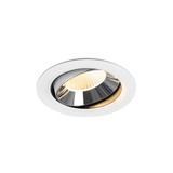SLV 1010004 NUMINOS MOVE XL, Deckeneinbauleuchte weiß/chrom 3000K 40°